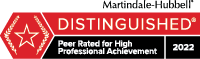 Distinguished Peer Rated for High Professional Achievement